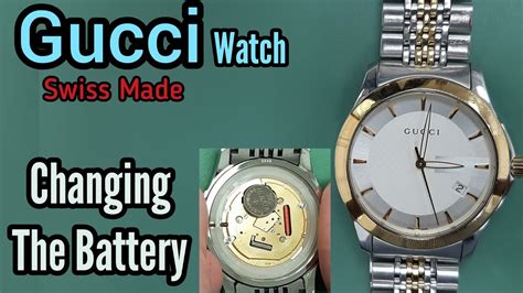 gucci watch batteries cost|gucci watch battery chart.